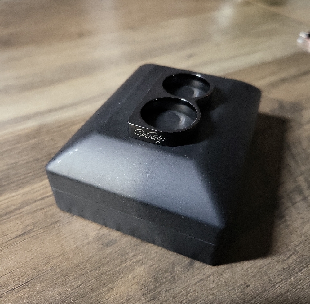 VITALY -  Black Double Finger Ring SIZE 8 And 9 - Picture 5 of 9
